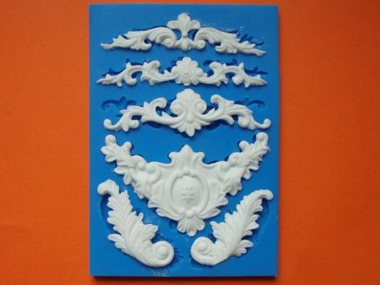 ⋗ Силіконовий молд Набір вензелів 2 купити в Україні ➛ CakeShop.com.ua, фото