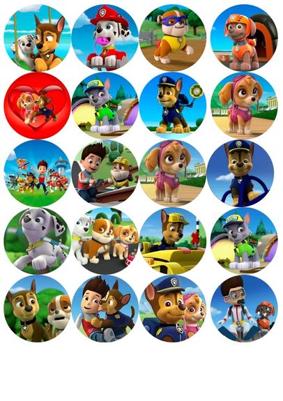 ⋗ Вафельна картинка Щенячий патруль 26 купити в Україні ➛ CakeShop.com.ua, фото