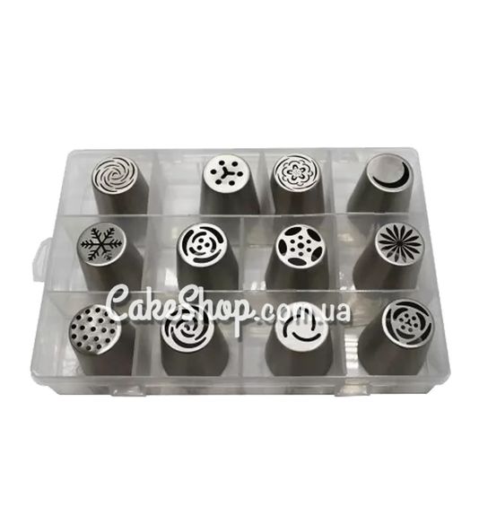 ⋗ Набор кондитерских насадок (12 шт) купить в Украине ➛ CakeShop.com.ua, фото