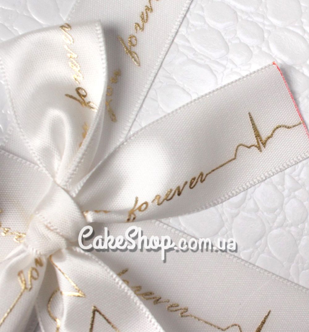 ⋗ Коробка Сердце с бантом, 18,5х17х7,5 см Белая купить в Украине ➛ CakeShop.com.ua, фото