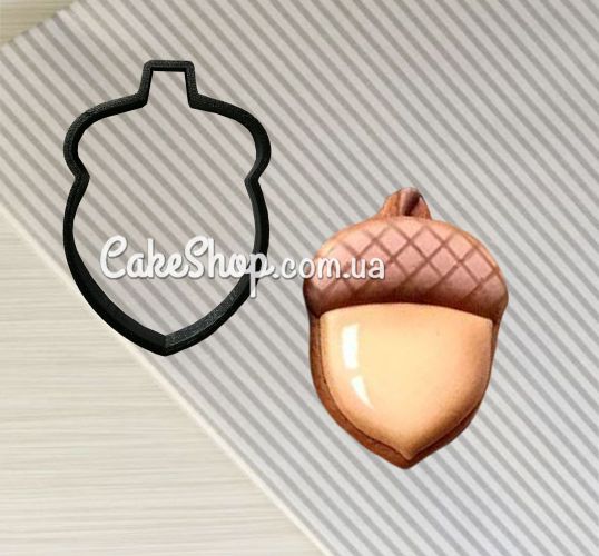 ⋗ Вырубка пластиковая Желудь купить в Украине ➛ CakeShop.com.ua, фото