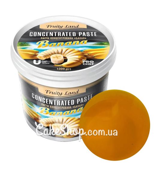 ⋗ Паста концентрована Банан Fruityland, 1 кг купити в Україні ➛ CakeShop.com.ua, фото