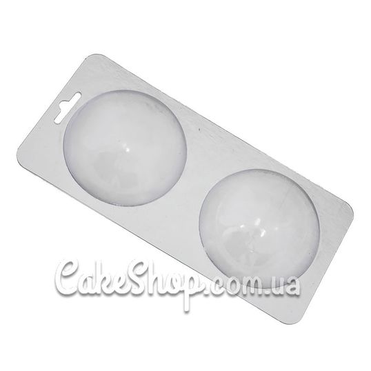 ⋗ Пластиковая форма для шоколада Полусфера 7,5см, 2 шт купить в Украине ➛ CakeShop.com.ua, фото