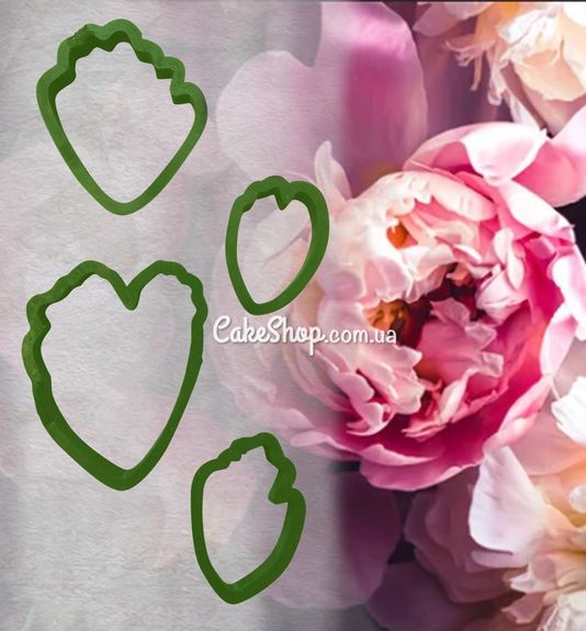 ⋗ Набор пластиковых каттеров Пион 2 купить в Украине ➛ CakeShop.com.ua, фото