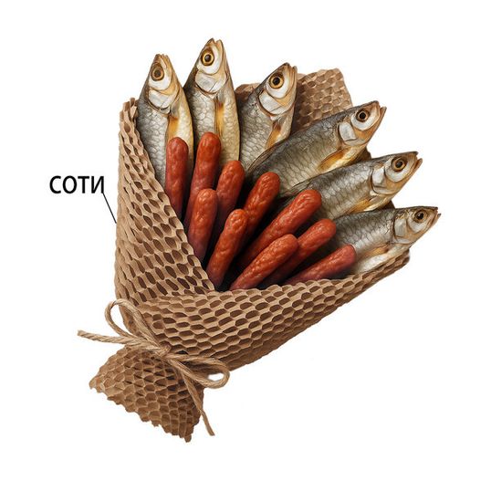 ⋗ Бумага перфорированная Соты бурая, 5 шт купить в Украине ➛ CakeShop.com.ua, фото