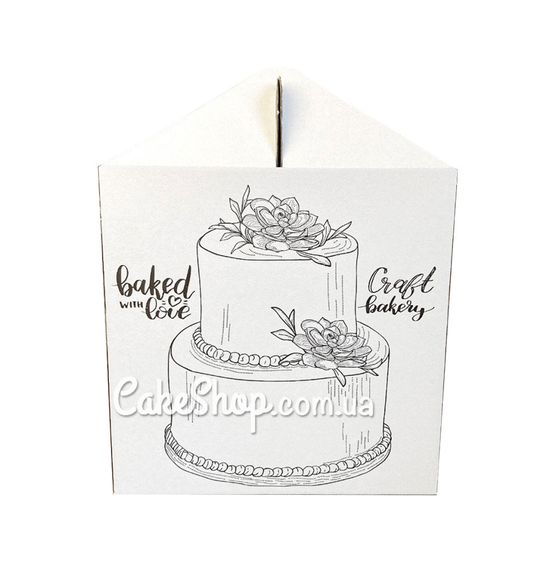 ⋗ Коробка для торта с рисунком 30х30х30 см купить в Украине ➛ CakeShop.com.ua, фото