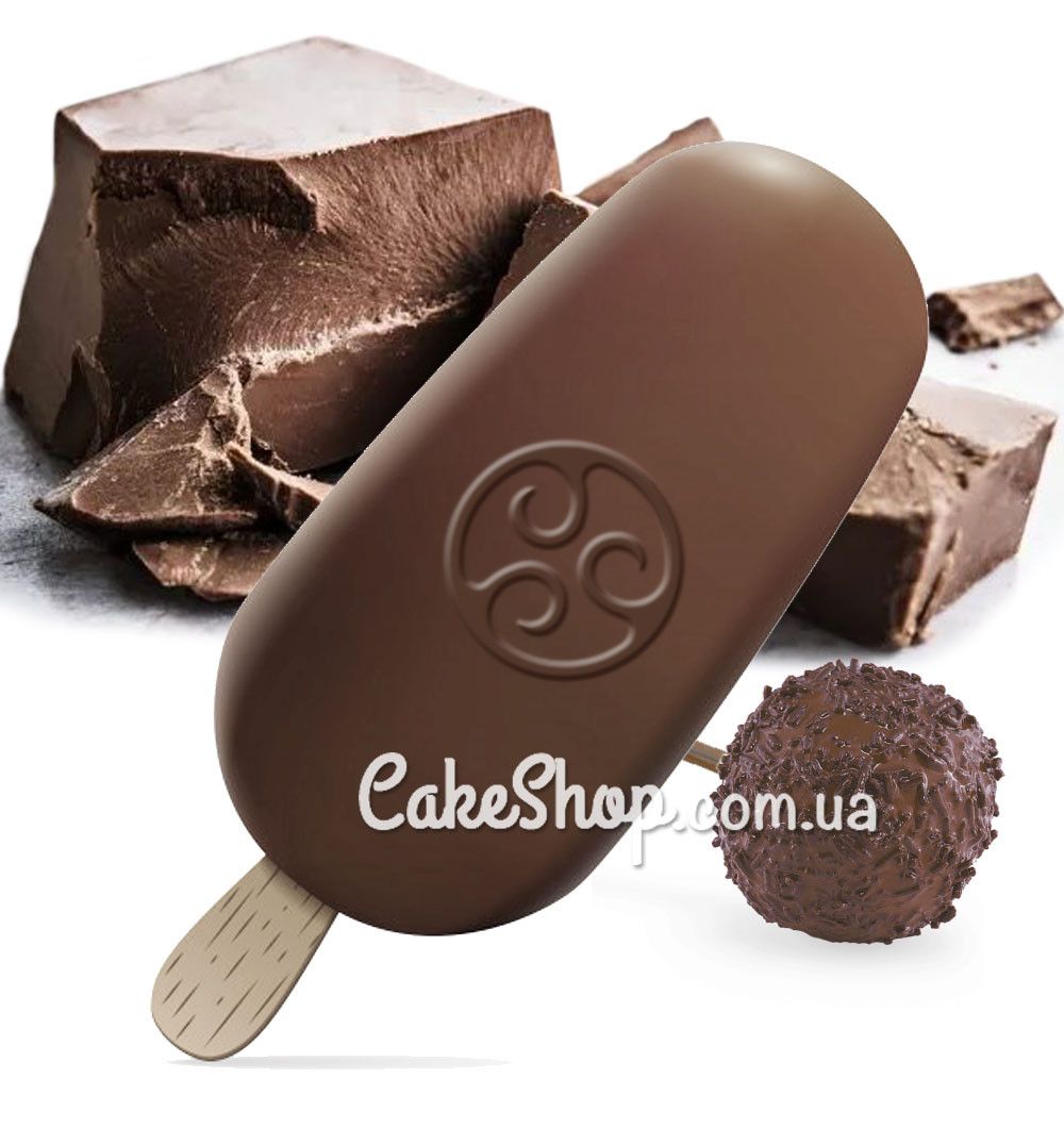 ⋗ Шоколад  Callebaut Ice Chocolate Milk 40,7% для покрытия мороженого (темперированный), 100г купить в Украине ➛ CakeShop.com.ua, фото