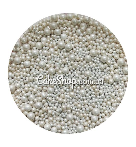 ⋗ Посипка цукрова Весільний мікс SekerSugar, 50 г купити в Україні ➛ CakeShop.com.ua, фото