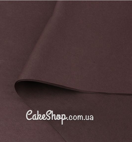 ⋗ Папір тішью LP коричневий 28г/м, 10 аркушів купити в Україні ➛ CakeShop.com.ua, фото