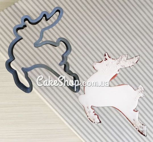⋗ Вырубка пластиковая для пряников Олень купить в Украине ➛ CakeShop.com.ua, фото