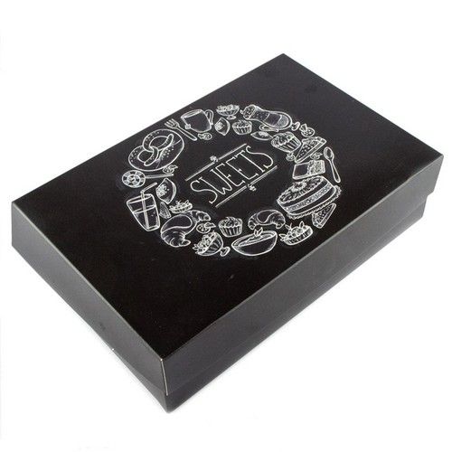 ⋗ Коробка для еклерів, зефіру Sweets, 23х15х6 см купити в Україні ➛ CakeShop.com.ua, фото