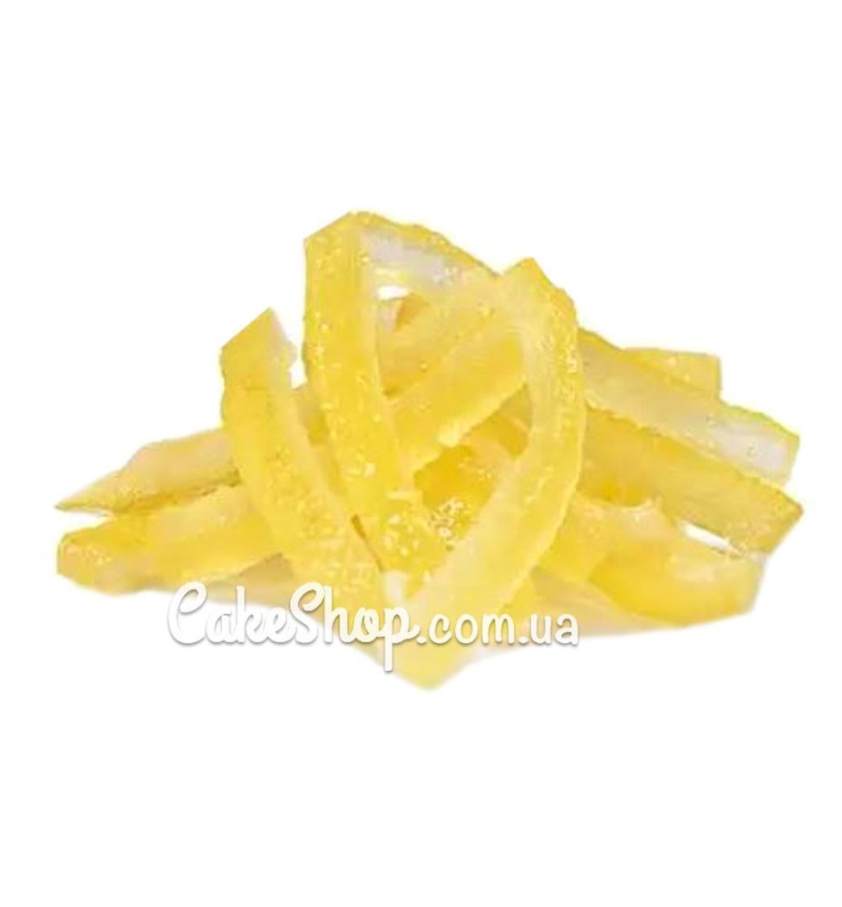 Цукати смужки лимону, 50 г - фото