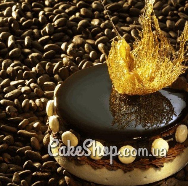 Дзеркальна глазур Гляссаж чорний шоколад, 250г - фото