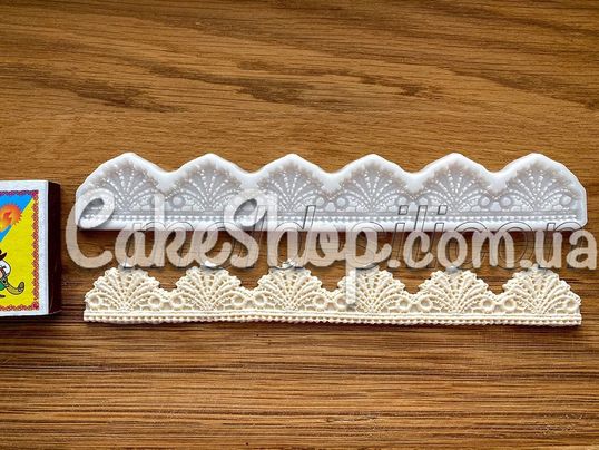⋗ Силіконовий молд Мереживний бордюр 1 купити в Україні ➛ CakeShop.com.ua, фото