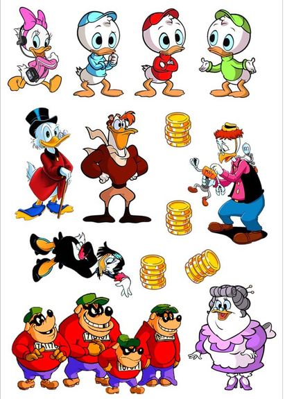 ⋗ Сахарные фигурки топеры MAXI Утиные истории ТМ ДомК купить в Украине ➛ CakeShop.com.ua, фото