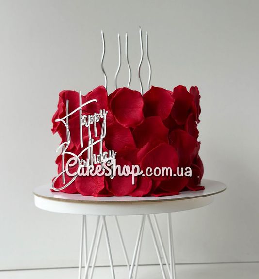 ⋗ Сахарные фигурки Лепестки красные ТМ Ириска купить в Украине ➛ CakeShop.com.ua, фото