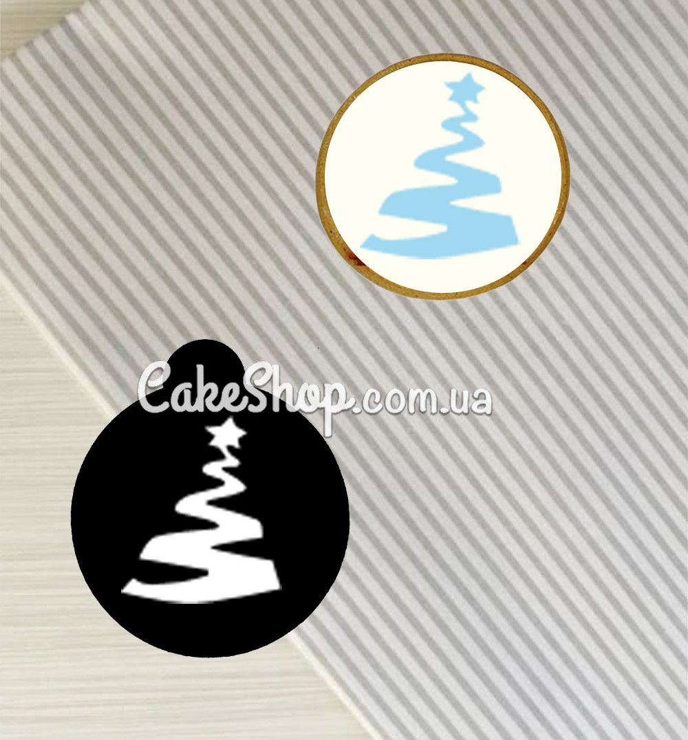⋗ Трафарет Новорічний мікс купити в Україні ➛ CakeShop.com.ua, фото
