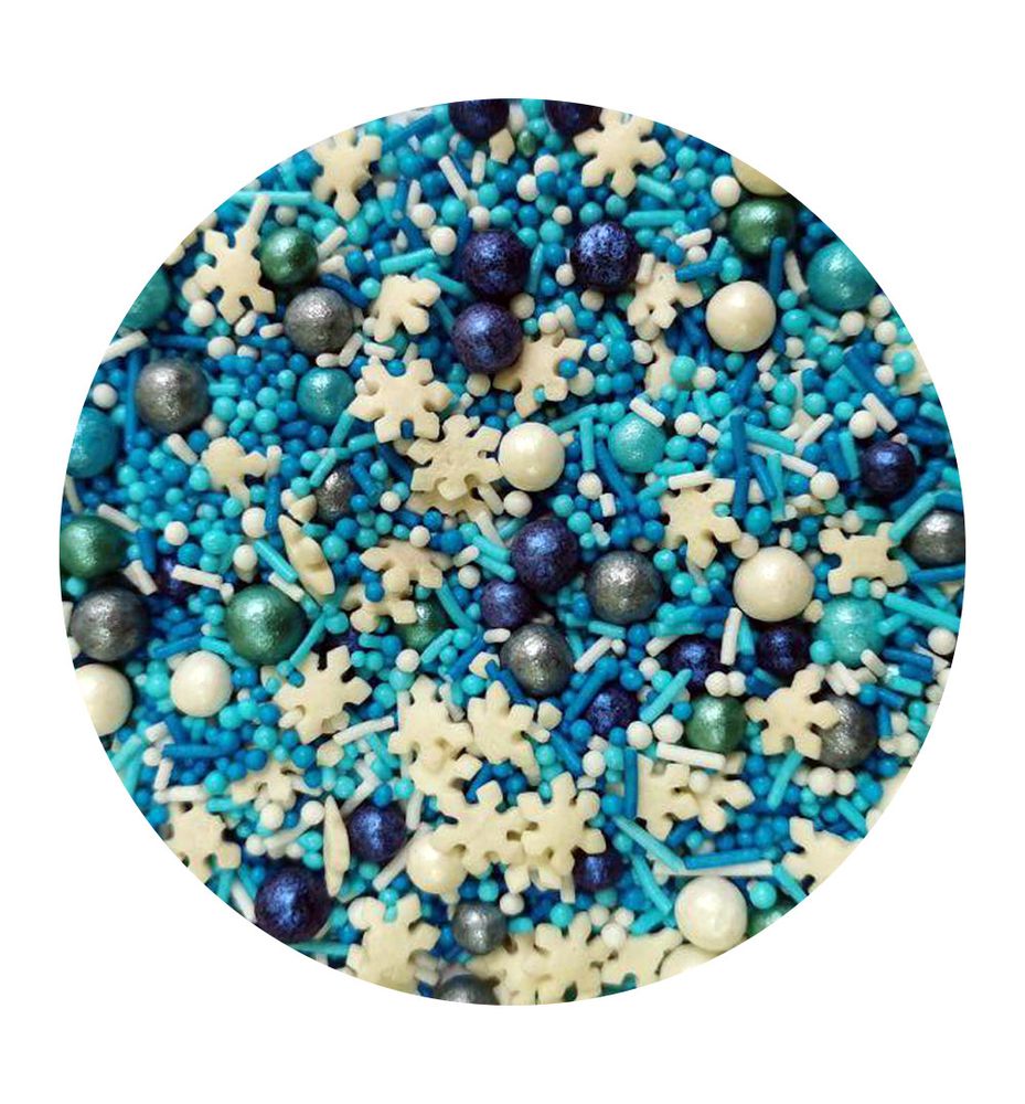 Посипка цукрова Перламутровий мікс з перлинами # 19, 50г - фото
