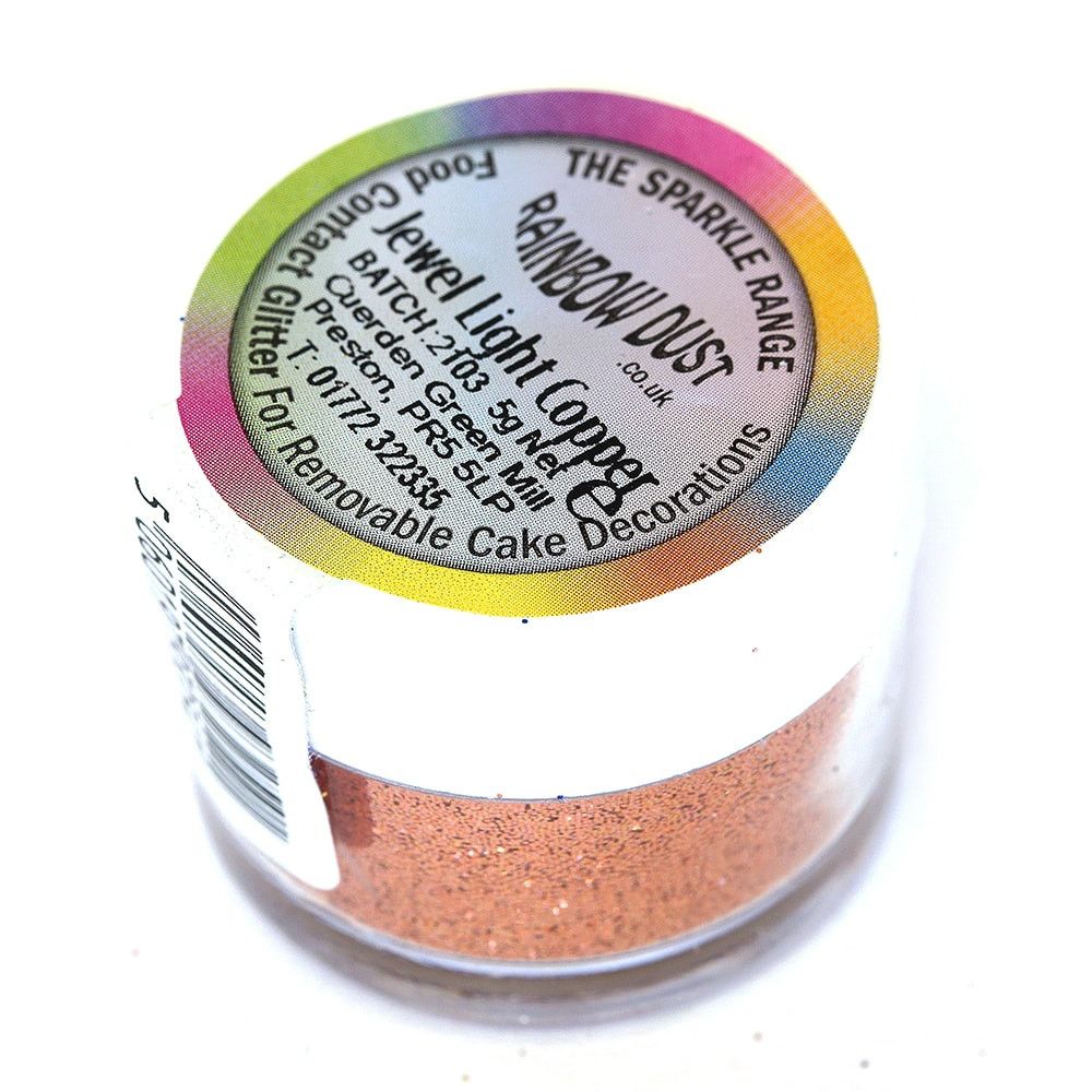 ⋗ Блестки Rainbow Jewel Light Copper купить в Украине ➛ CakeShop.com.ua, фото