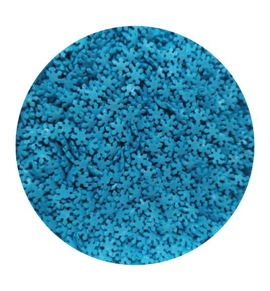 ⋗ Посыпка сахарная Снежинки синие  50 г купить в Украине ➛ CakeShop.com.ua, фото