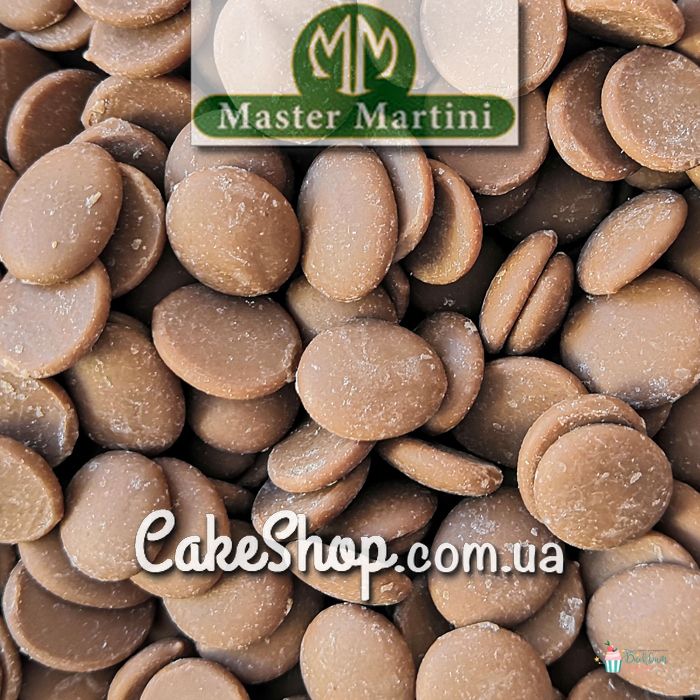 Шоколад Ariba молочний Master Martini диски, 100 г - фото