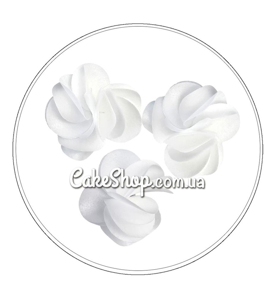 Вафельный цветок Магнолия белая 3 шт ТМ Сладо - фото