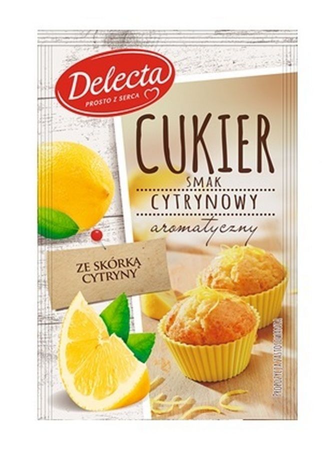 ⋗ Лимонный сахар (Delecta) купить в Украине ➛ CakeShop.com.ua, фото