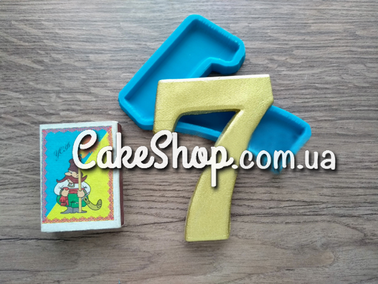 ⋗ Силіконовий молд Цифра сім купити в Україні ➛ CakeShop.com.ua, фото