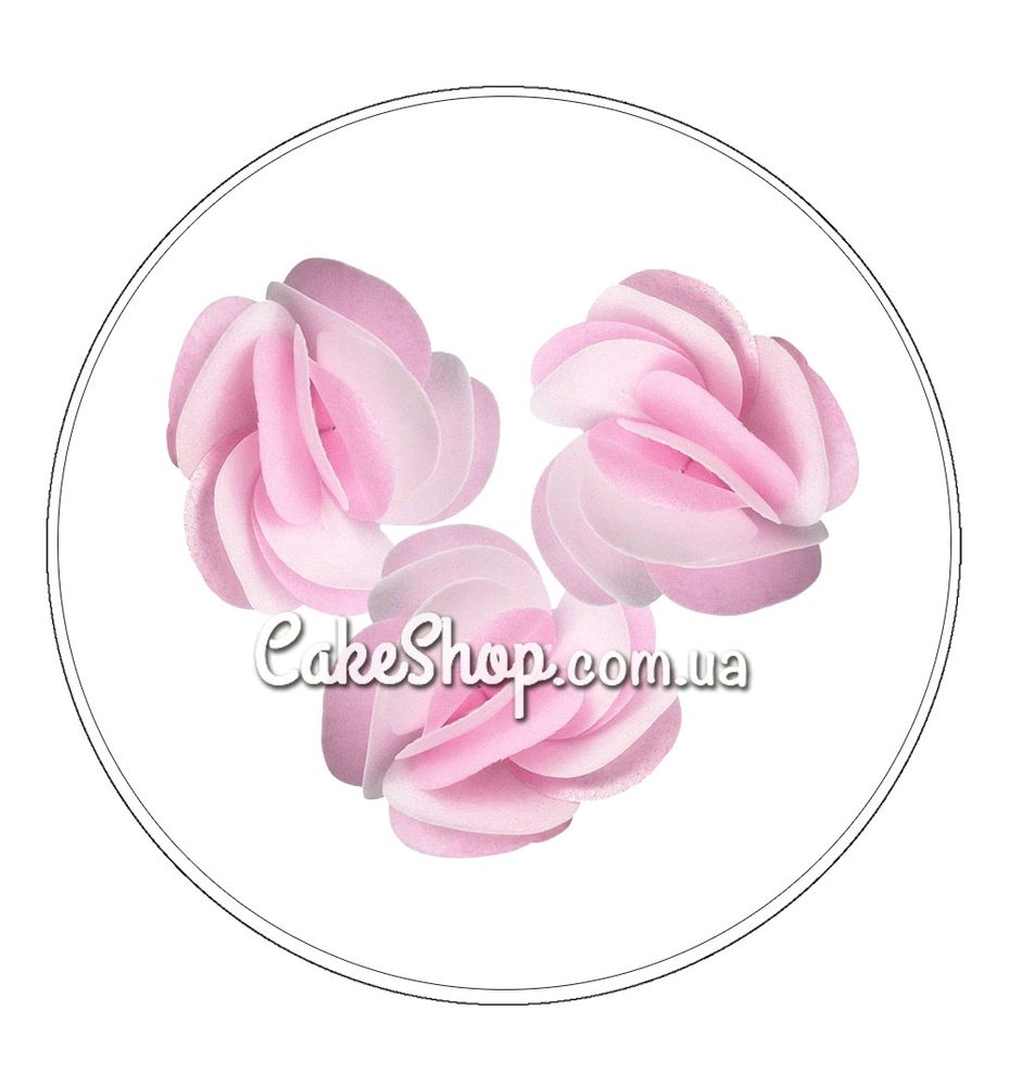 Вафельна квітка Магнолія 3 шт ТМ Сладо - фото