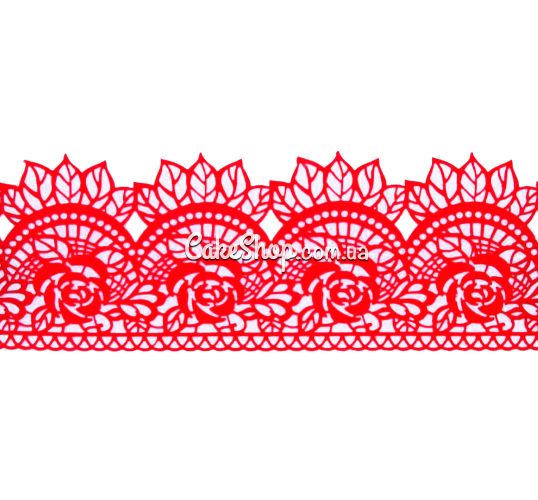 ⋗ Кружево из айсинга Slado #06 Красное купить в Украине ➛ CakeShop.com.ua, фото