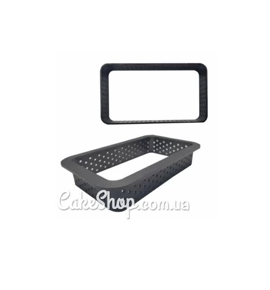 ⋗ Форма для выпечки тартов перфорированная Прямоугольник купить в Украине ➛ CakeShop.com.ua, фото