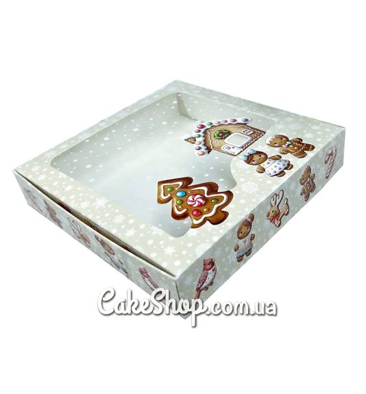 ⋗ Коробка для пряников с домиком Пряник, 15х15х3 см купить в Украине ➛ CakeShop.com.ua, фото