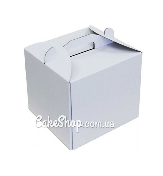 ⋗ Коробка для торта  Біла, 30х30х30 см УЦІНКА купити в Україні ➛ CakeShop.com.ua, фото
