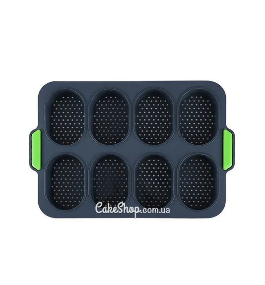 ⋗ Силіконова форма перфорована Овал, 8 шт купити в Україні ➛ CakeShop.com.ua, фото