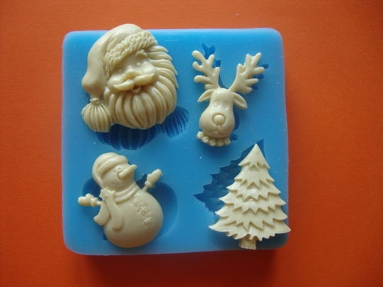 ⋗ Силіконовий молд Набір новорічний №1 купити в Україні ➛ CakeShop.com.ua, фото