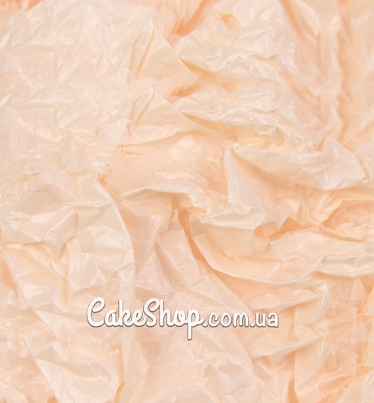 ⋗ Бумага тишью Пастель с перламутром персиковый, 5 листов купить в Украине ➛ CakeShop.com.ua, фото