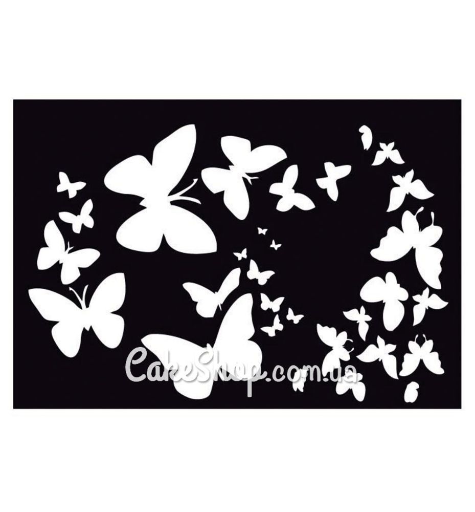 Трафарет для крему Метелики 4 - фото
