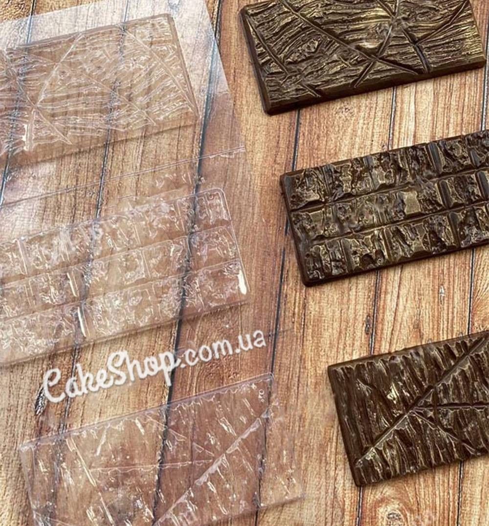 ⋗ Пластиковая форма для шоколада Тройной шоколад купить в Украине ➛ CakeShop.com.ua, фото