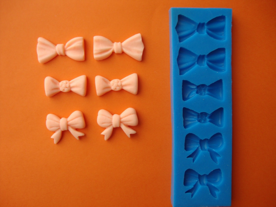 ⋗ Силіконовий молд Набір бантиків 1 купити в Україні ➛ CakeShop.com.ua, фото