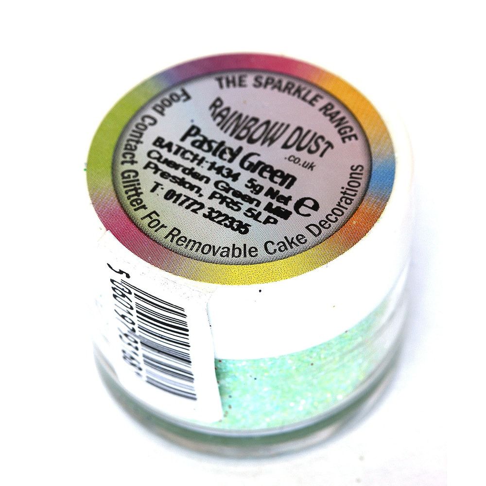 ⋗ Блестки Rainbow Pastel Green купить в Украине ➛ CakeShop.com.ua, фото