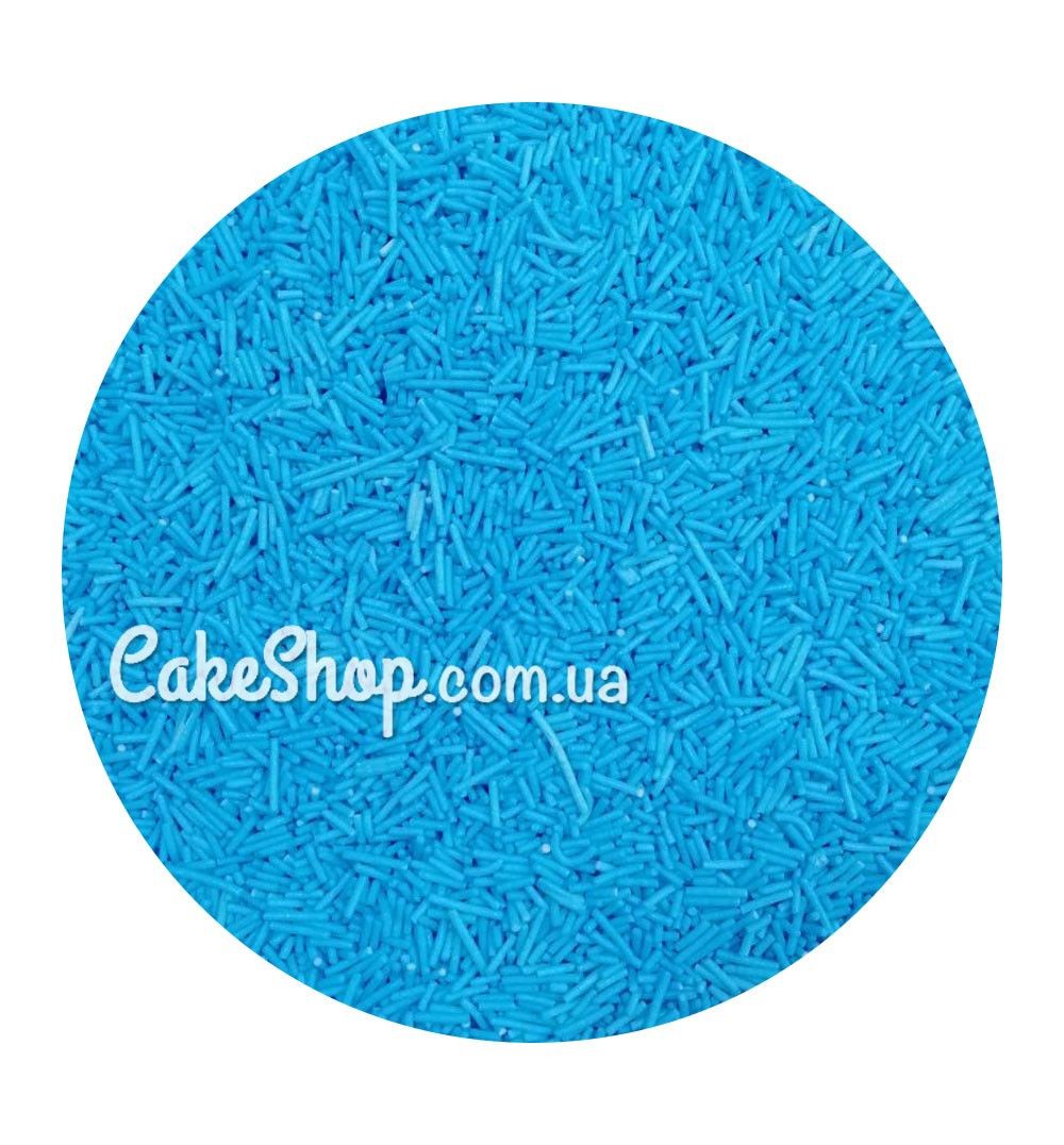 ⋗ Посипка цукрова Вермішель Блакитна 50 г купити в Україні ➛ CakeShop.com.ua, фото