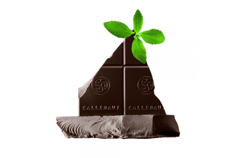 ⋗ Шоколад темный Barry Callebaut без сахара с диетическим волокном и Стевией 83,9%, 100 г купить в Украине ➛ CakeShop.com.ua, фото