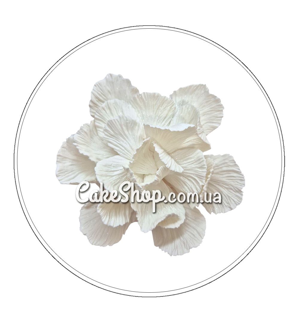 ⋗ Цукрові фігурки Пелюстки білі ТМ Іриска купити в Україні ➛ CakeShop.com.ua, фото