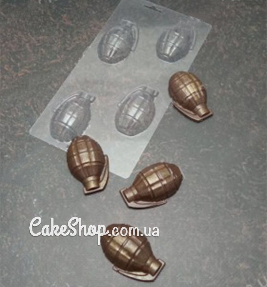 Пластикова форма для шоколаду Набір гранат - фото