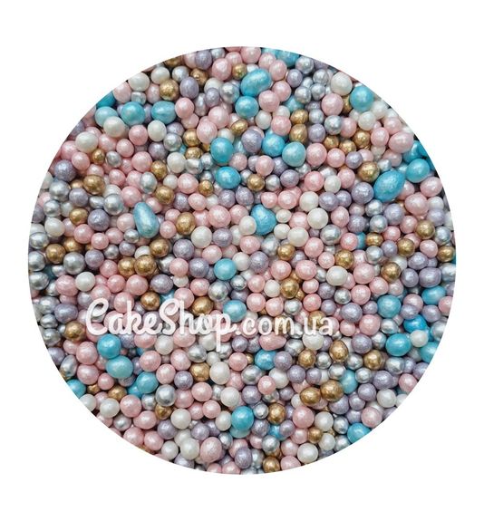 ⋗ Посыпка сахарная SP Шарики пастель, 50г купить в Украине ➛ CakeShop.com.ua, фото