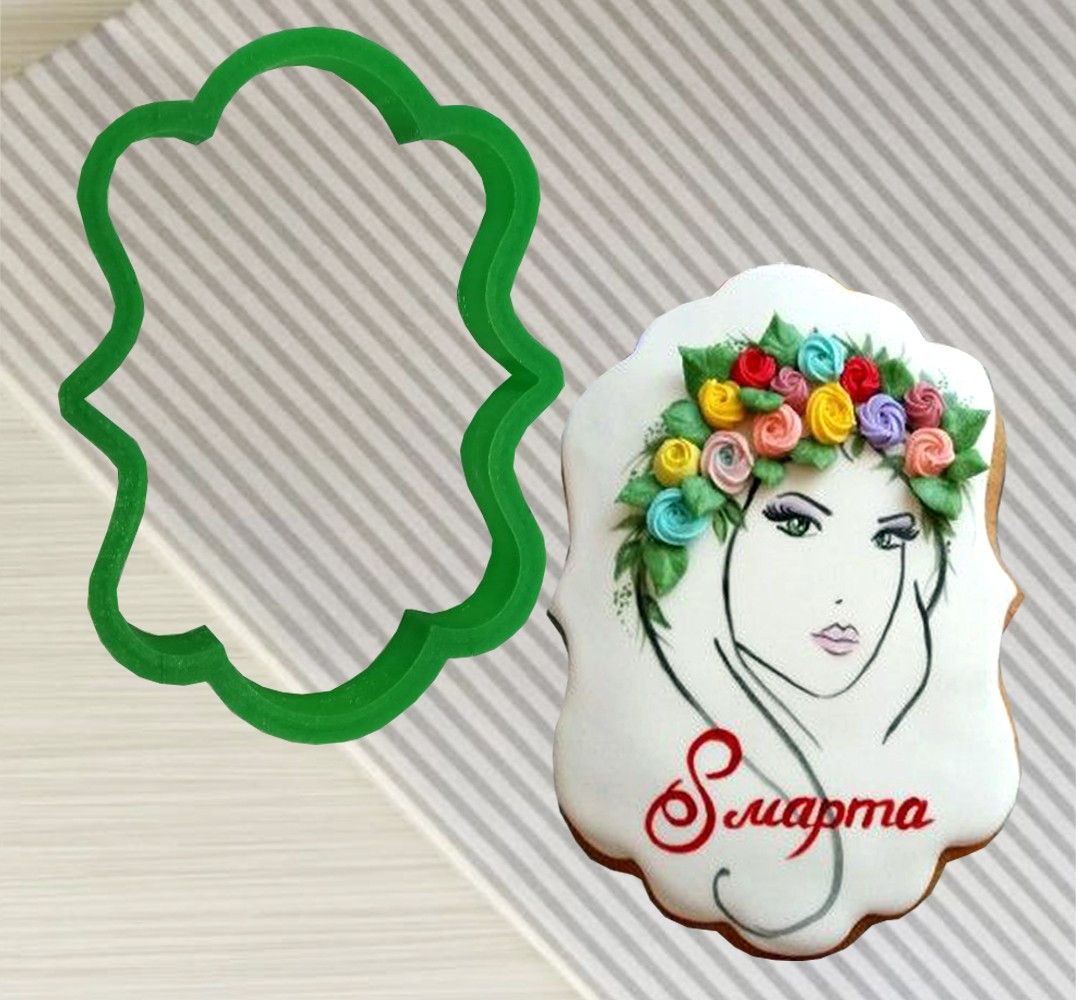 ⋗ Вырубка пластиковая Рамочка 2 купить в Украине ➛ CakeShop.com.ua, фото