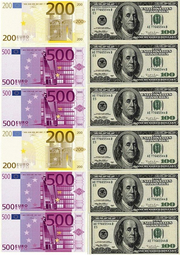 Вафельна картинка Гроші 5 - фото