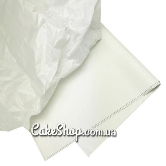 ⋗ Бумага тишью белая, 10 листов купить в Украине ➛ CakeShop.com.ua, фото