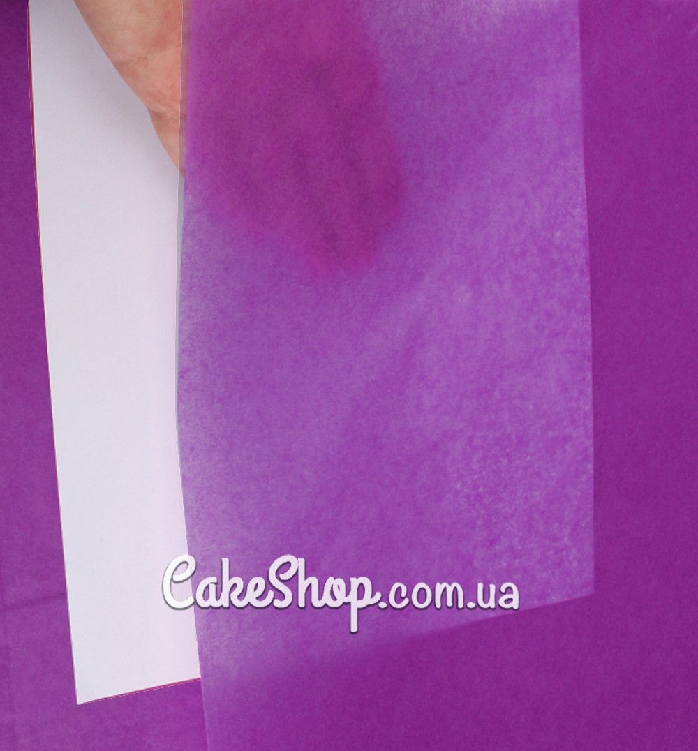 ⋗ Бумага тишью LP фиолетовый 17г/м, 10 листов купить в Украине ➛ CakeShop.com.ua, фото