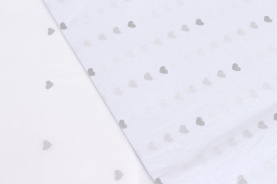 ⋗ Бумага тишью сердечки серебро, 5 листов купить в Украине ➛ CakeShop.com.ua, фото
